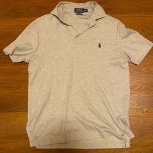 Light Grey Ralph Lauren Polo Shirt Men’s Size Small
